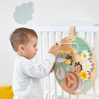 Wielofunkcyjna tablica edukacyjna drewniana Ogród Sweet Cocoon 12m+ Janod