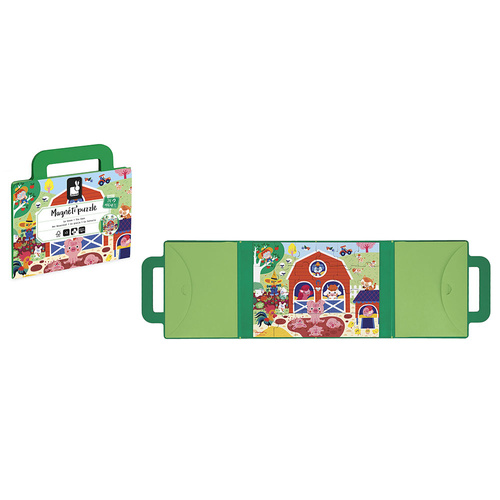 Janod Magnetyczne puzzle Farma Magneti'puzzles 24 el. 3+