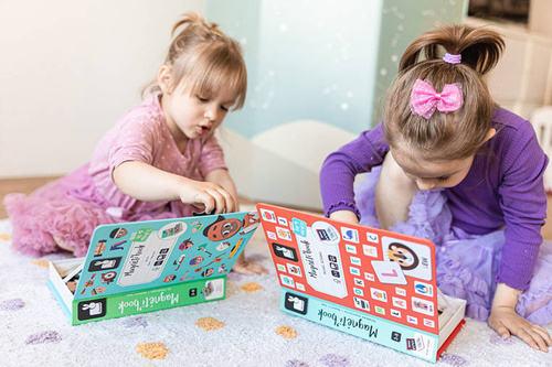 Janod Magnetyczna układanka Sport Magnetibook