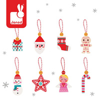 Janod Ozdoby świąteczne 8 szt.