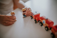 Janod Pociąg drewniany Straż pożarna Story