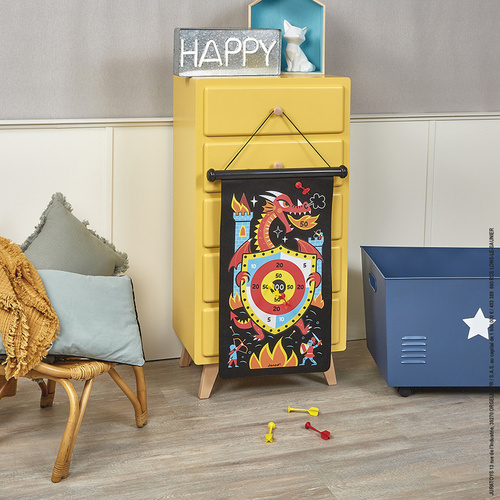 Janod Magnetyczna gra w rzutki Smoki