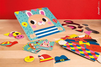 Janod Układanka drewniana magnetyczna Zwierzątka