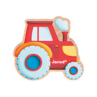 Janod Nawlekanka z drewnianymi warzywami Farma 2+