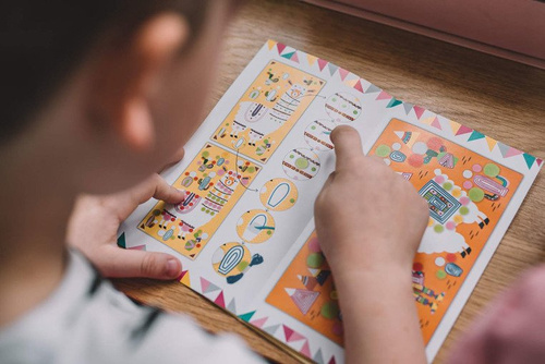 Janod Zestaw artystyczny Pompony Lamy 4+