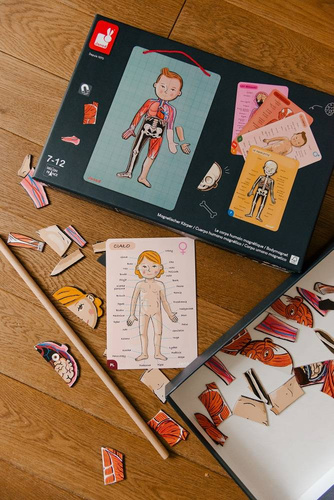 Janod Układanka magnetyczna Ciało człowieka