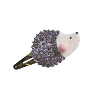 Janod Zestaw kreatywny do tworzenia biżuterii Brokatowe spinki do włosów Leśne zwierzątka 5+