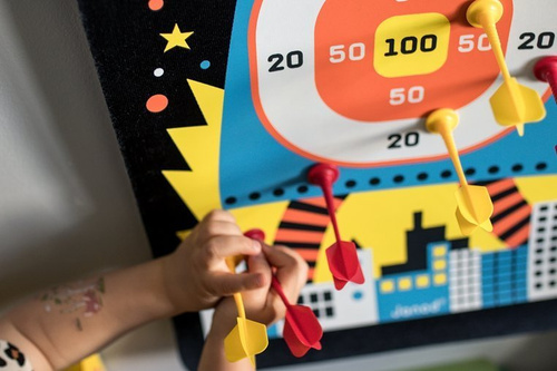 Janod Magnetyczna gra w rzutki Roboty