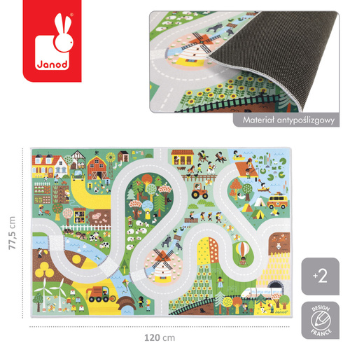 Janod Mata do zabawy z drogą Wieś Cross Roads 2+
