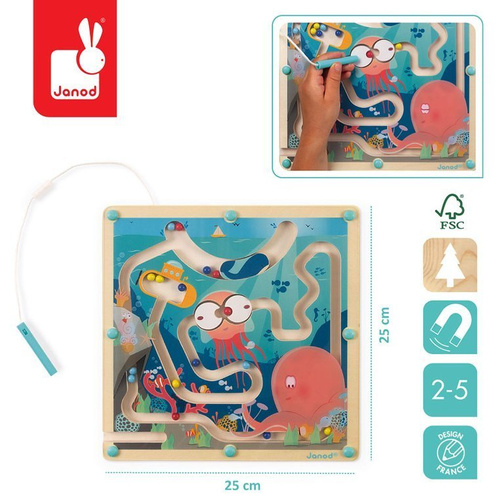 Janod Magnetyczny labirynt Ocean