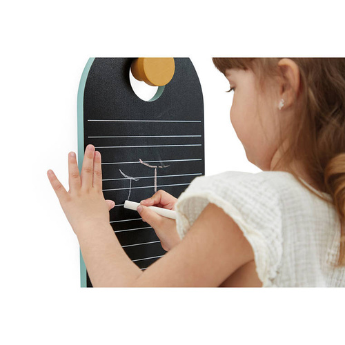 Janod Przenośna dwustronna tablica z akcesoriami 3+