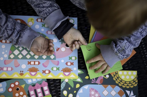 Janod Zestaw kreatywny Mozaika Zwierzęta 3+