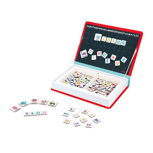 Janod Magnetyczna układanka Polski Alfabet Magnetibook