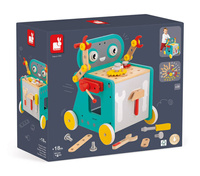 Janod Wózek warsztat magnetyczny z narzędziami Robot Brico ‘Kids 18m+