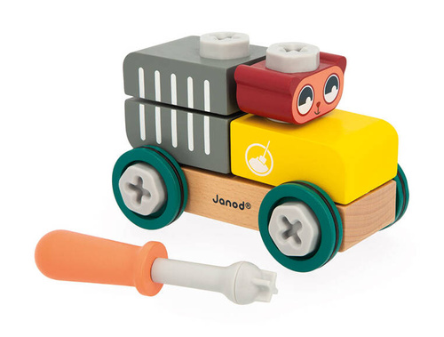 Janod Samochód do składania Miś Brico ‘Kids 2+