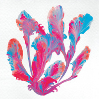 Janod Zestaw kreatywny Malowanie łańcuszkiem Pouring painting Kwiaty I love creativity 8+