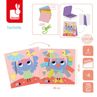 Janod Zestaw kreatywny Wycinanki przyklejanki My arts & crafts 4+