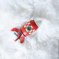 Janod Rakieta drewniana magnetyczna