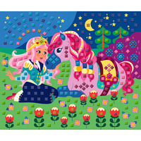 Janod Zestaw artystyczny Mozaika Konie i jednorożce 5+ (stary indeks: J07804)