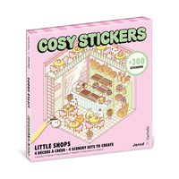 Janod Zestaw kreatywny Scenki do wyklejania z mini naklejkami i pęsetą Cosy stickers Sklep