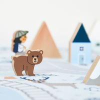 Janod Zestaw klocków i figurek 35 el. Góry Cross Roads 2+