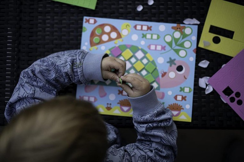 Janod Zestaw kreatywny Mozaika Zwierzęta 3+