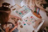 Janod Zestaw kreatywny Kamienie do ozdabiania 6+ 