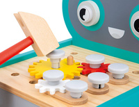 Wózek warsztat magnetyczny z narzędziami Robot Brico ‘Kids 18m+ Janod 