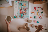 Janod Zestaw kreatywny Kamienie do ozdabiania 6+ 