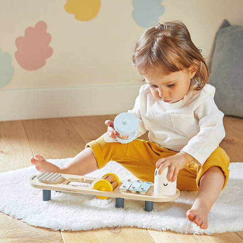 Janod Drewniany muzyczny ministolik Dżdżownica Sweet Cocoon 12 m +