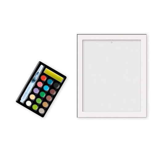 Janod Zestaw kreatywny Malowanie po numerach Konie 7+