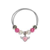 Janod Zestaw kreatywny do tworzenia biżuterii Bransoletki szczęścia 8+