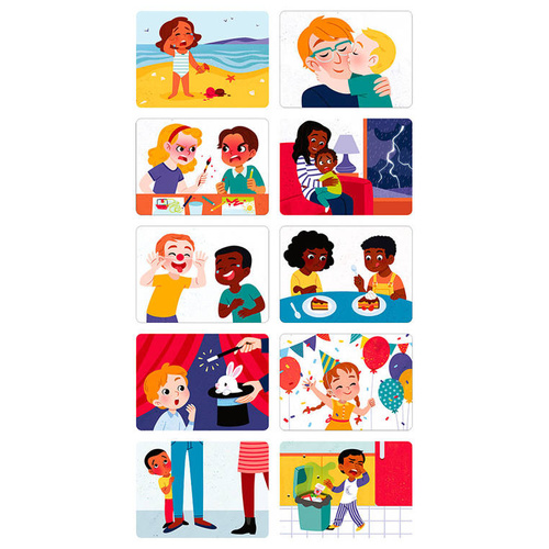 Janod Magnetyczna układanka Emocje