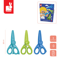 Janod Pierwsze nożyczki kreatywne do wycinania wzorów 3szt. 3+