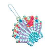 Janod Zestaw kreatywny do tworzenia breloczków Malowanie diamentami Magiczny ocean 7+