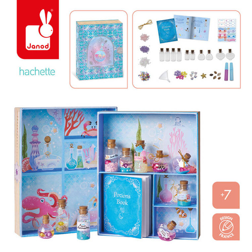 Janod Zestaw kreatywny Magiczne mikstury Magic Ocean 7+