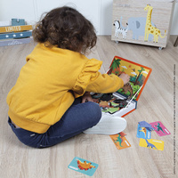 Janod Magnetyczna układanka Dinozaury Magnetibook