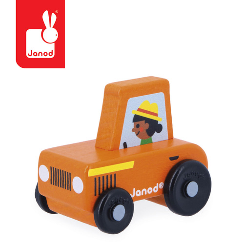 Janod Pojazd Traktor Wieś Cross Roads 12m+