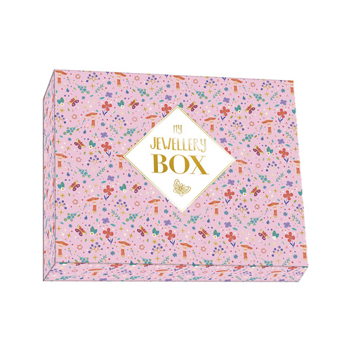 Janod Zestaw kreatywny do tworzenia biżuterii ze szkatułką do przechowywania Wróżki Magic Fairies 6+