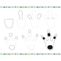 Janod Zestaw kreatywny Rysowanie krok po kroku Dinozaury 20 rysunków 7+