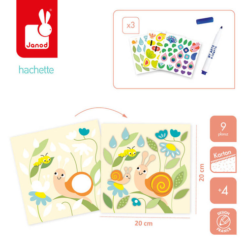 Janod Multizestaw kreatywny 4-latka My arts & crafts 4+