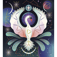 Janod Zestaw kreatywny Malowanie kropkami Puentylizm 3D Kosmiczne zwierzęta 8+ 