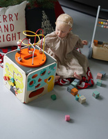 Janod Wielofunkcyjna kostka edukacyjna z pętlą duża