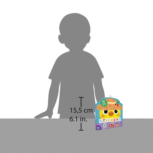 Janod Duże naklejki 50 szt. Wiosna 18m+