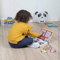 Janod Magnetyczna układanka Puzzle zwierzątka Magnetibook