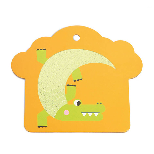 Janod Karty sensoryczne Sawanna 7 elementów 12 m+