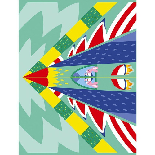 Janod Zestaw kreatywny Papierowe samoloty z wyrzutnią 6+