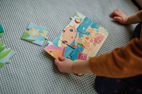 Janod Puzzle progresywne w walizce Pory roku 4 układanki – 6, 9, 12 i 16 elementów 2+