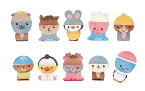 Janod Układanka do kąpieli Mix and match Zwierzątka 2+