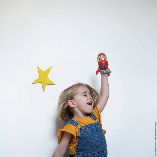 Janod Rakieta drewniana magnetyczna